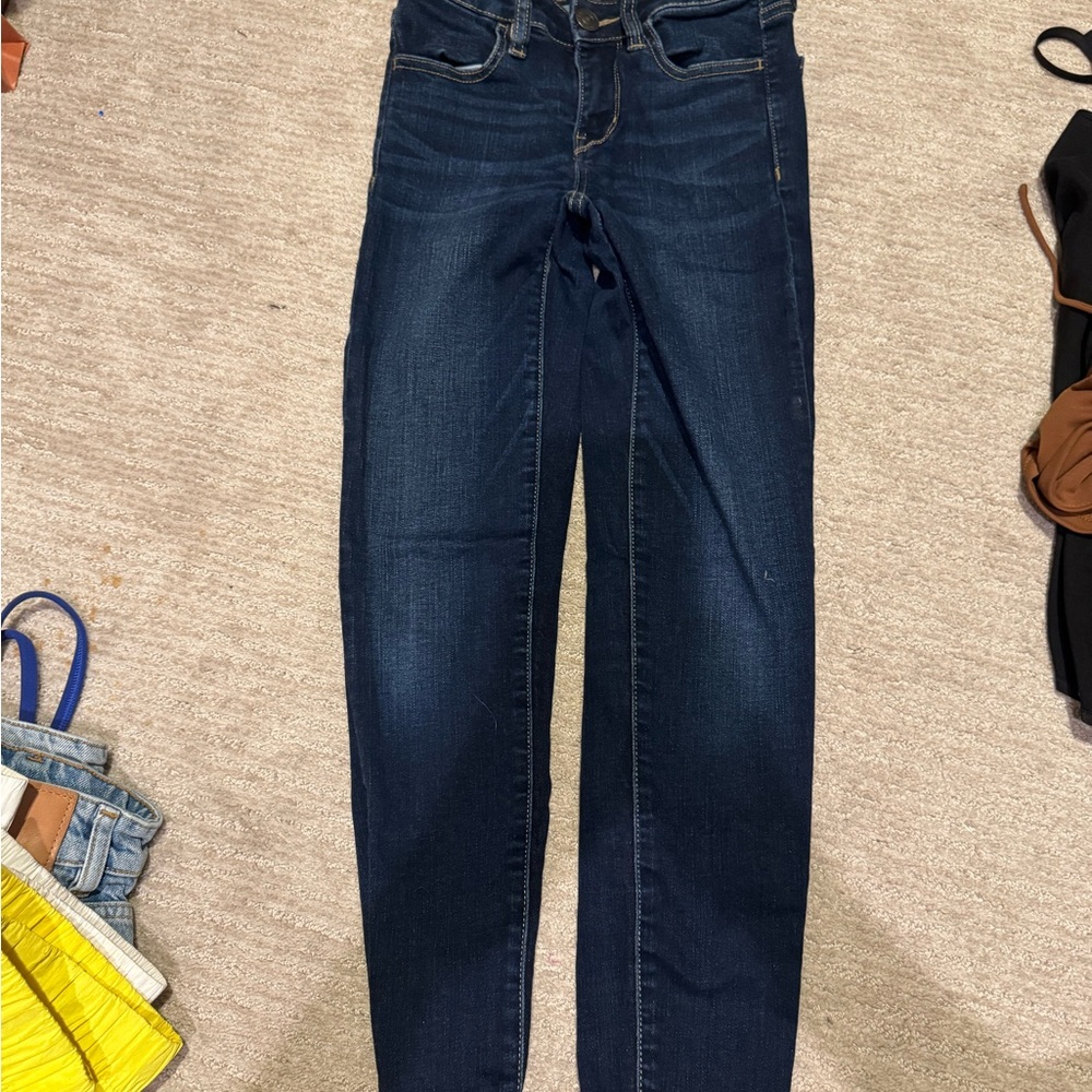 American Eagle Outfitters Dark Blue Skinny Jeans